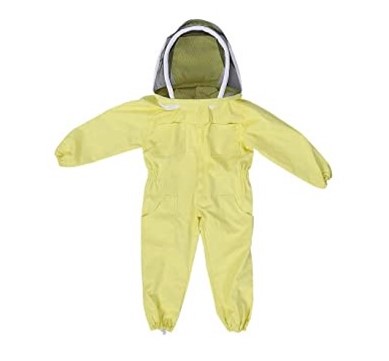 Traje de protección de apicultura profesional para niños, traje de apicultor, equipo de protección para visitante de granja